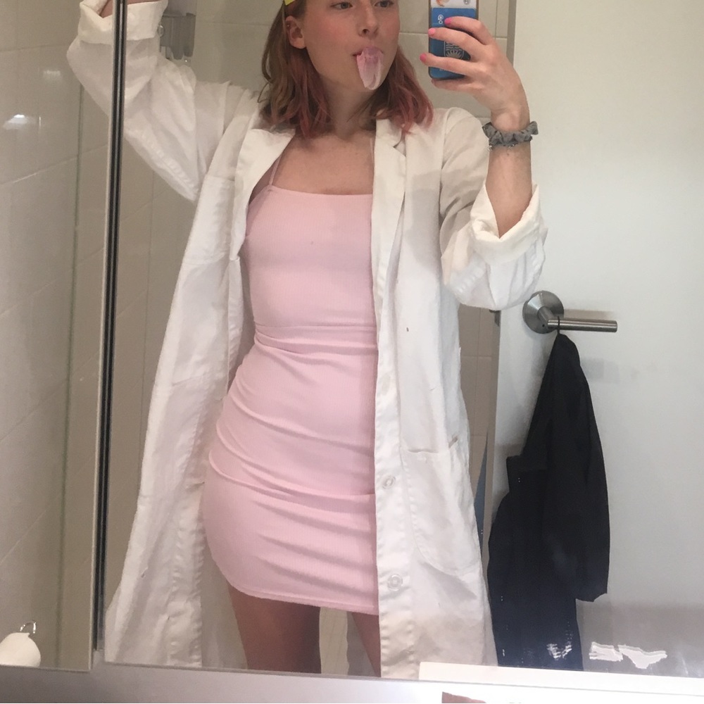 Urban Outfitters Pink Strappy Dress